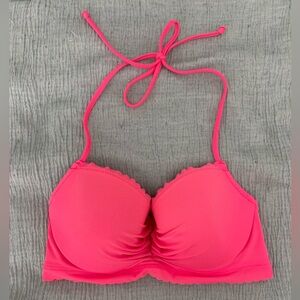 Victoria's Secret Pink The Getaway Scalloped Bikini Top 32D